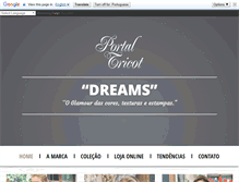 Tablet Screenshot of portaltricot.com.br